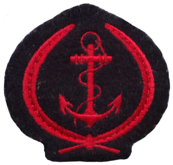 Кокарда эмблема на фуражку офицеров медиков ВМС Франции