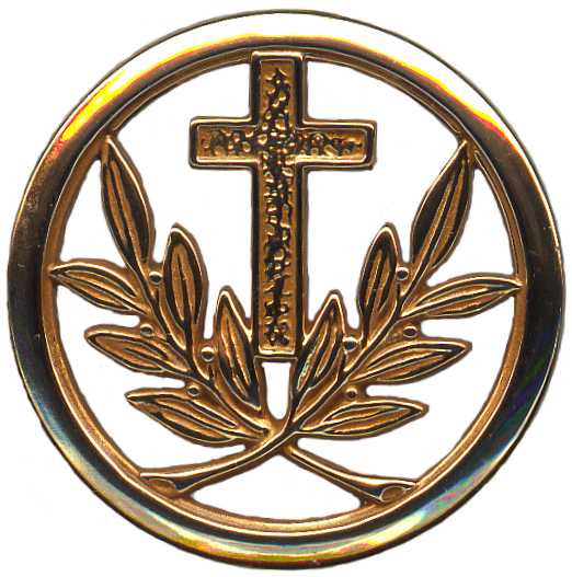 Эмблема на берет капеланов христианской веры ВС Франции