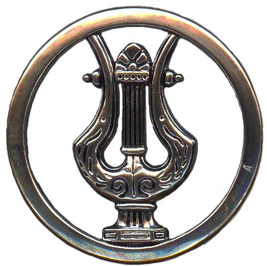 Эмблема на берет военного оркестра ВС Франции