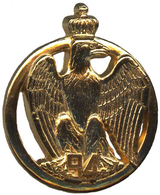 Эмблема на берет 94 пехотного полка ВС Франции