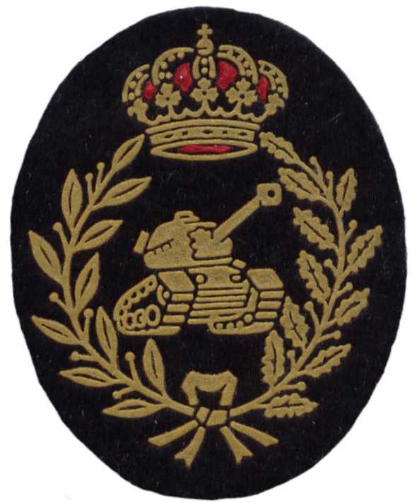 Кокарда эмблема на берет танковых частей Королевских ВС Испании