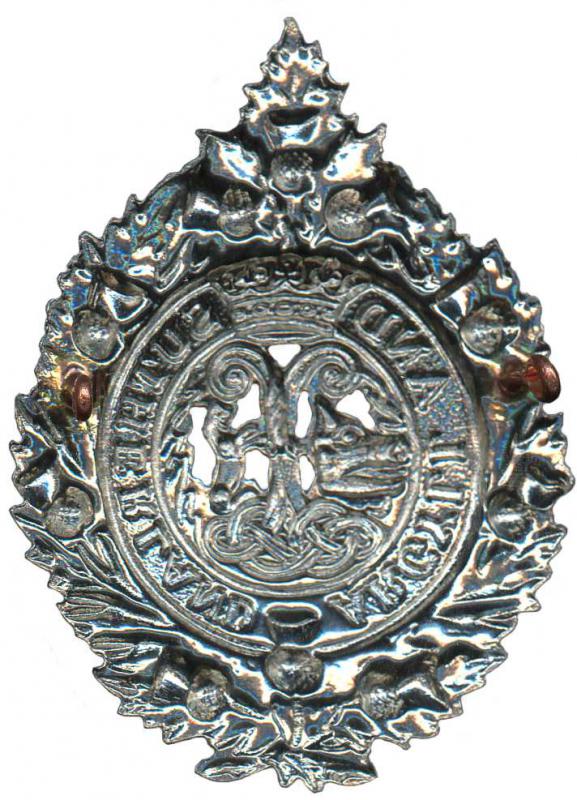 Кокарда знак на фуражку Аргилского и Сазерлэндского Горского полка