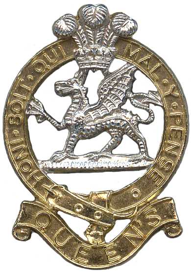 Кокарда знак на фуражку Принцессы Уэльской Kоролевский полк