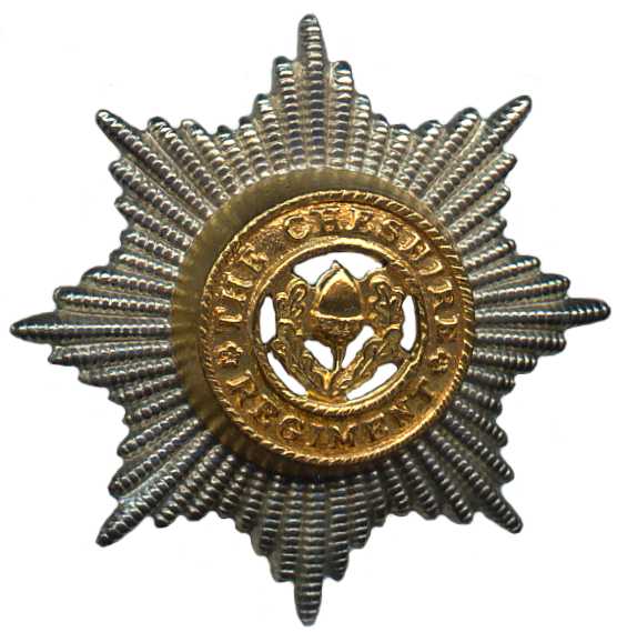 Кокарда знак на фуражку Чеширского полка
