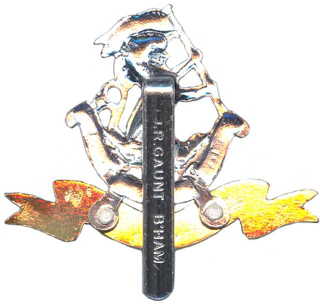 Кокарда знак на фуражку полка Герцога Веллингтонского (1-й батальон)