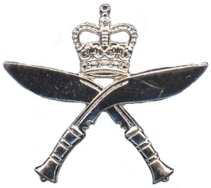 Кокарда знак на берет Королевского Гуркского стрелкового полка