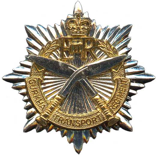 Кокарда знак на берет Ее Королевского Величества Собственный Гуркский Транспортный полк
