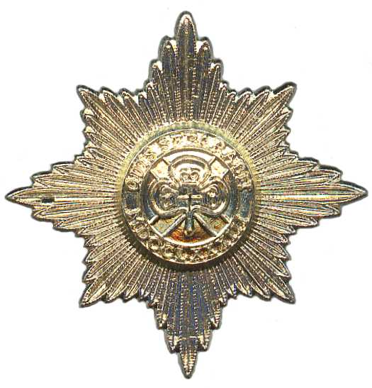 Кокарда знак на фуражку Ирландского Гвардейского полка (1-й батальон)
