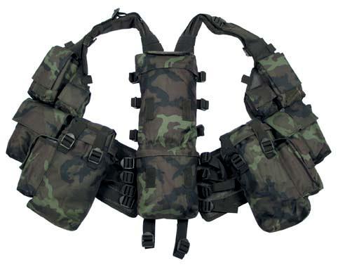 Tactical Assault m95 Camo 12 Pocket Vest Czech Army