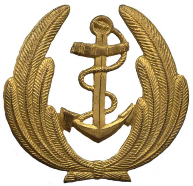 Кокарда эмблема на фуражку офицерского состава ВМС Франции