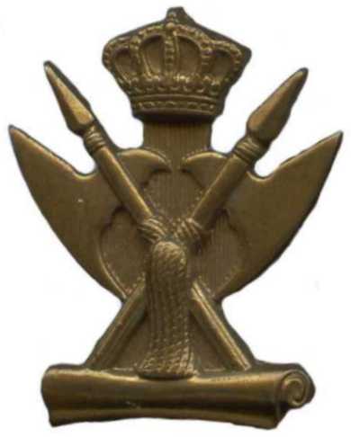 Петличная эмблема военных юристов Королевских сухопутных сил Нидерландов