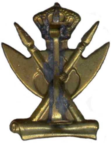 Петличная эмблема военных юристов Королевских сухопутных сил Нидерландов