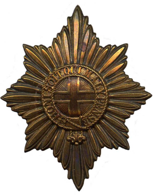Кокарда знак на шлем Голдстримского Гвардейского полка