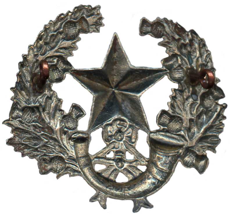 Кокарда знак на гленгерри Камеронского легкого стрелкового полка