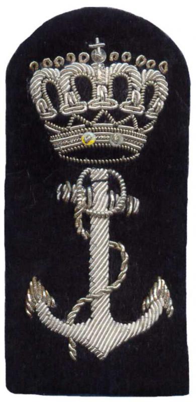 Кокарда эмблема на фуражку старшин технической службы Королевских военно морских сил