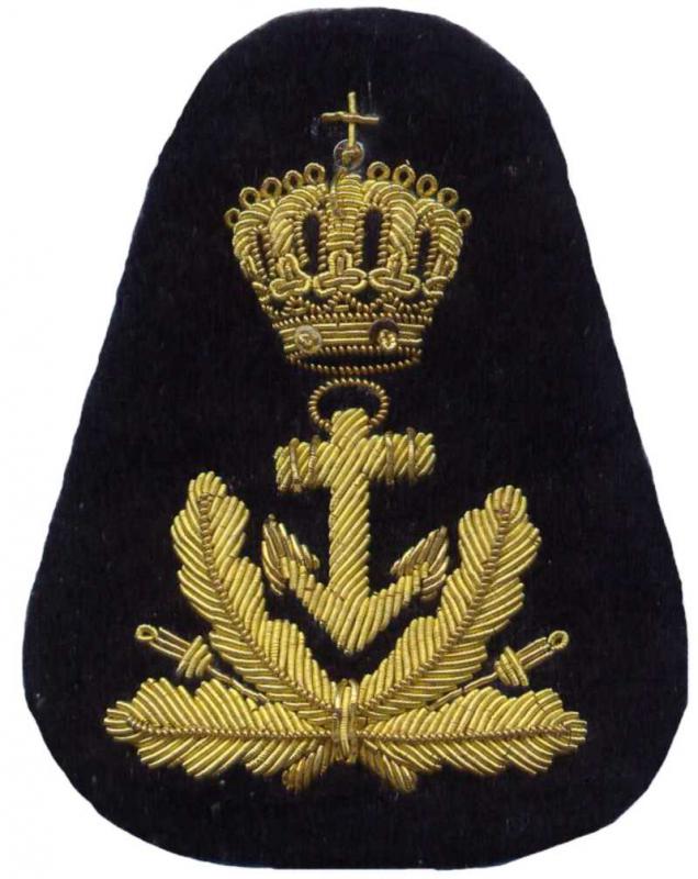 Кокарда эмблема на фуражку главстаршин Королевских военно морских сил