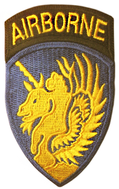 The 13 Airborne Division Patch. US Army