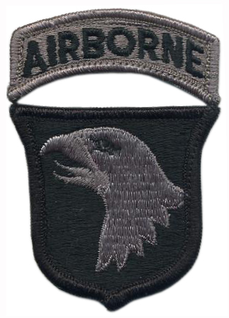 The 101st Airborne Division ACU Patch. US Army