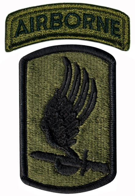 173 Airborne Brigade Combat Team Subdued Patch