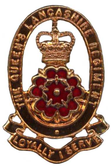 Кокарда знак на фуражку Королевы Елизаветы Ланкаширский полк