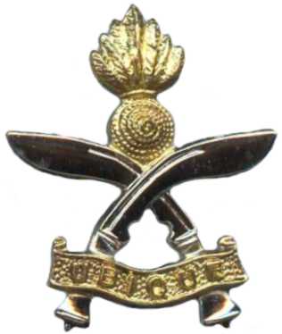 Кокарда знак на берет Королевы Великобритании Гуркский Инженерный полк