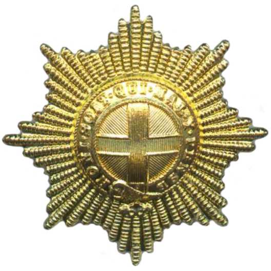 Кокарда знак на фуражку Голдстримского Гвардейского полка (1-й батальон)