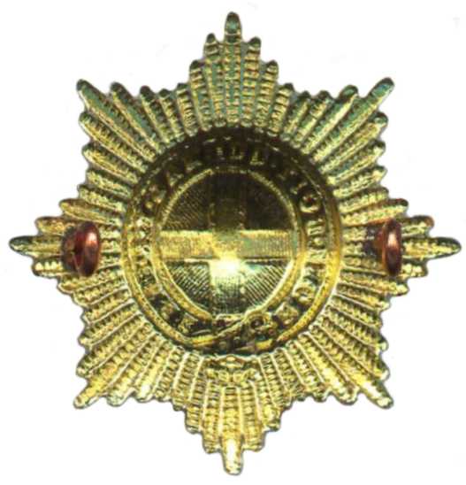 Кокарда знак на фуражку Голдстримского Гвардейского полка (1-й батальон)