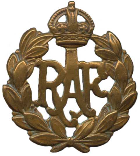 Кокарда знак на фуражку рядового и сержантского состава Королевских Военно-воздушных сил