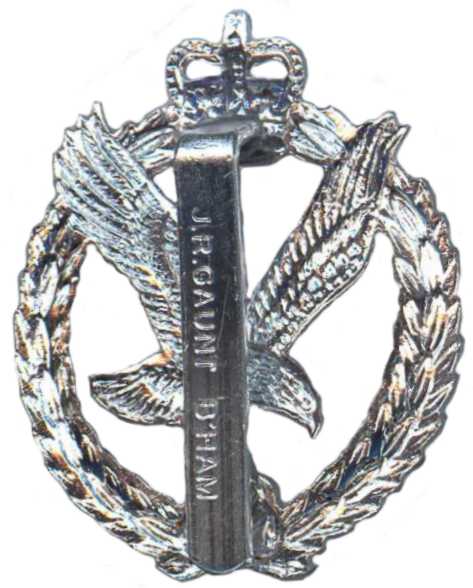 Кокарда знак на фуражку офицерского состава Армейского Авиационного Корпуса Великобритании