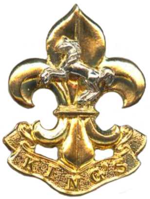 Кокарда знак на фуражку Королевского полка