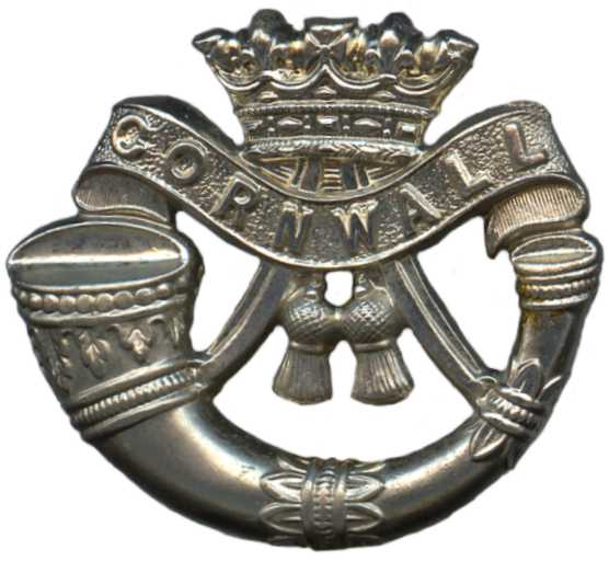 Кокарда знак на фуражку полка легкой пехоты Герцога Корнуэльского