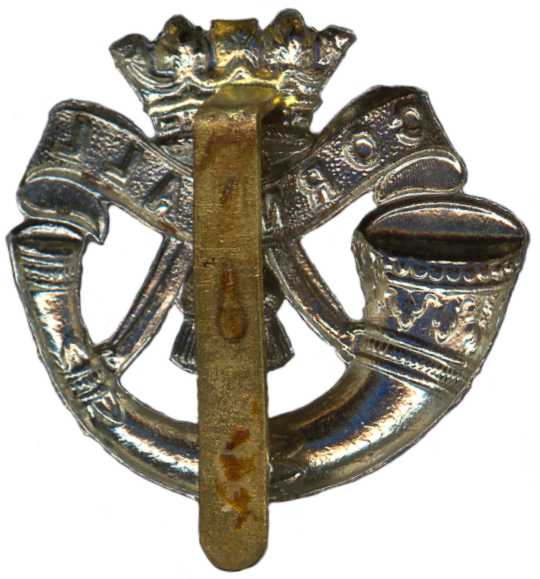 Кокарда знак на фуражку полка легкой пехоты Герцога Корнуэльского