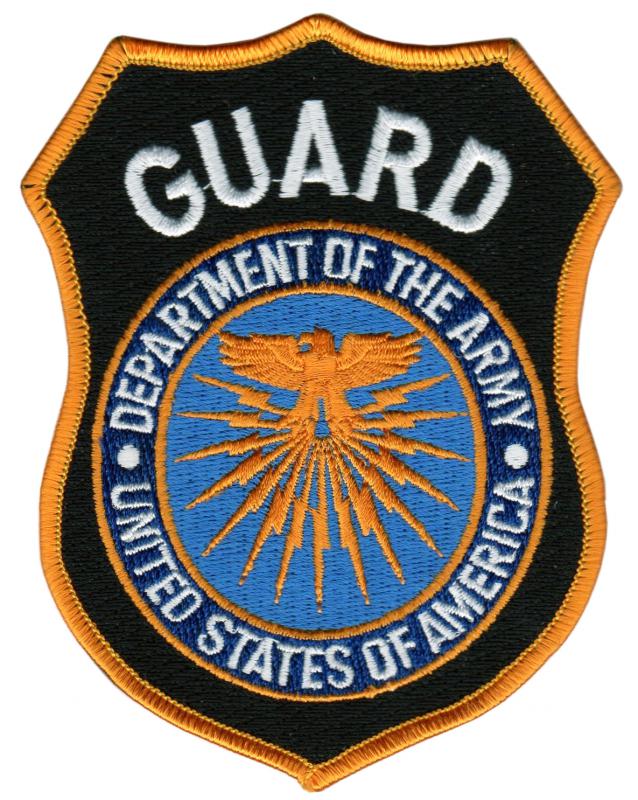 Department of the Army Police Patch. Alpha Units. US Army