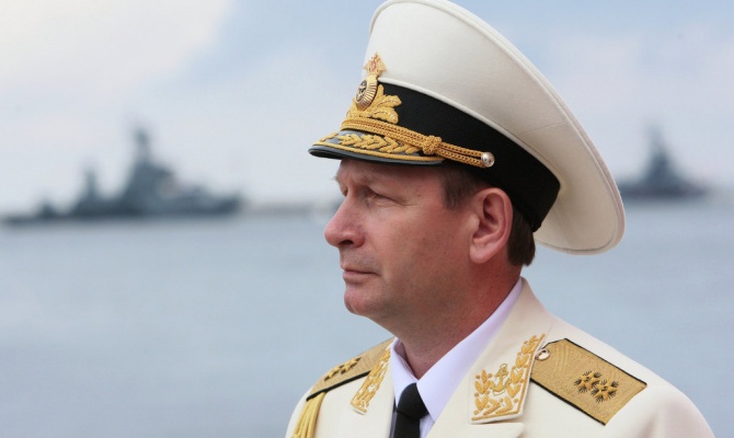 Кокарда адмиралов на фуражку ВМФ РФ