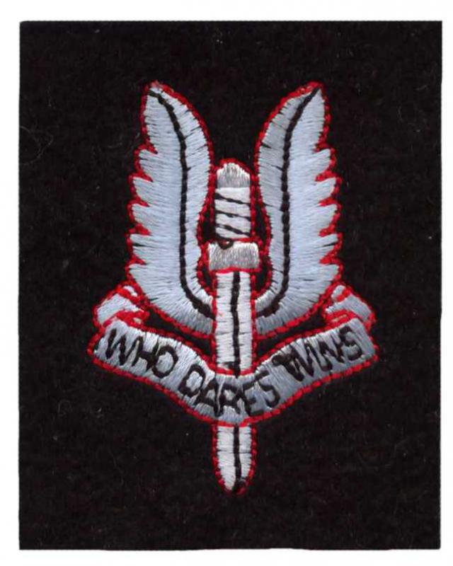 Кокарда знак на берет Парашютного диверсионно-разведывательного полка (SAS)