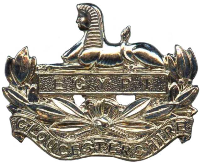 Кокарда знак на фуражку Глочестерширского пехотного полка