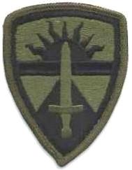 Нарукавный знак Командования оценочных испытаний оружия и военной техники