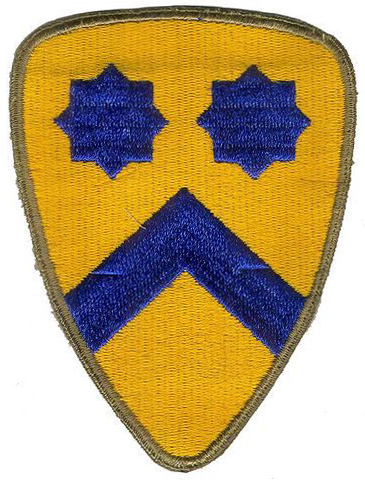 Нарукавный знак 2-ой кавалерийской дивизии Сухопутных войск США
