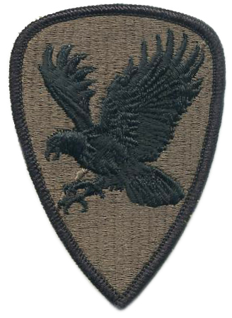 Нарукавный знак 21-ой кавалерийской дивизии Сухопутных войск США