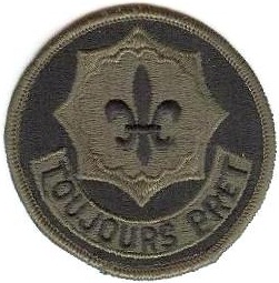 Нарукавный знак 2-го бронекавалерийского полка СВ США
