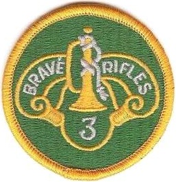 Нарукавный знак 3-го бронекавалерийского полка СВ США