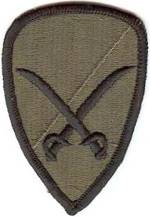 Нарукавный знак 6-й бронекавалерийской бригады СВ США