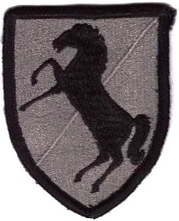 Нарукавный знак 11-го бронекавалерийского полка СВ США