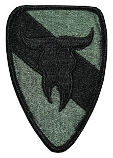 Нарукавный знак 163-й бронетанковой бригады СВ США