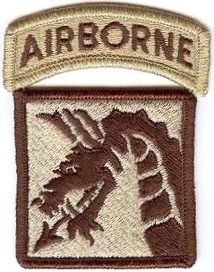 Нарукавный знак 18 воздушно-десантного корпуса СВ США