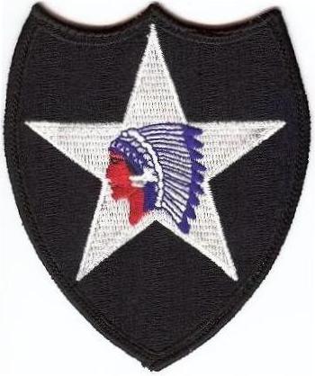 Нарукавный знак 2 пехотной дивизии СВ США