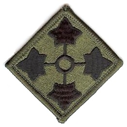 Нарукавный знак 4 пехотной дивизии СВ США