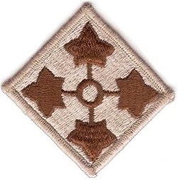 Нарукавный знак 4 пехотной дивизии СВ США