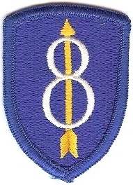Нарукавный знак 8 пехотной дивизии СВ США