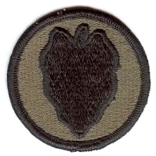 Нарукавный знак 24 пехотной дивизии СВ США